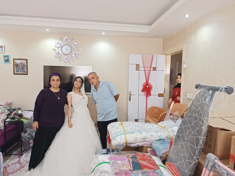 Kızı için damatsız düğün yaptı - Resim: 6