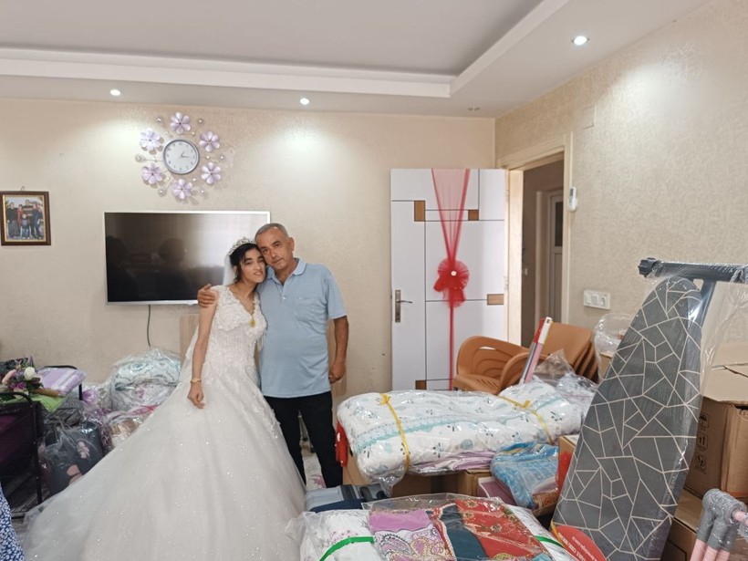 Kızı için damatsız düğün yaptı - Resim: 7