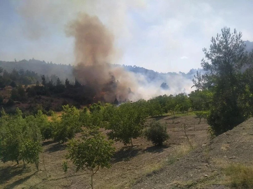 Manisa ve Kahramanmaraş’ta orman yangını! Bir mahalle tahliye edildi - Resim: 5