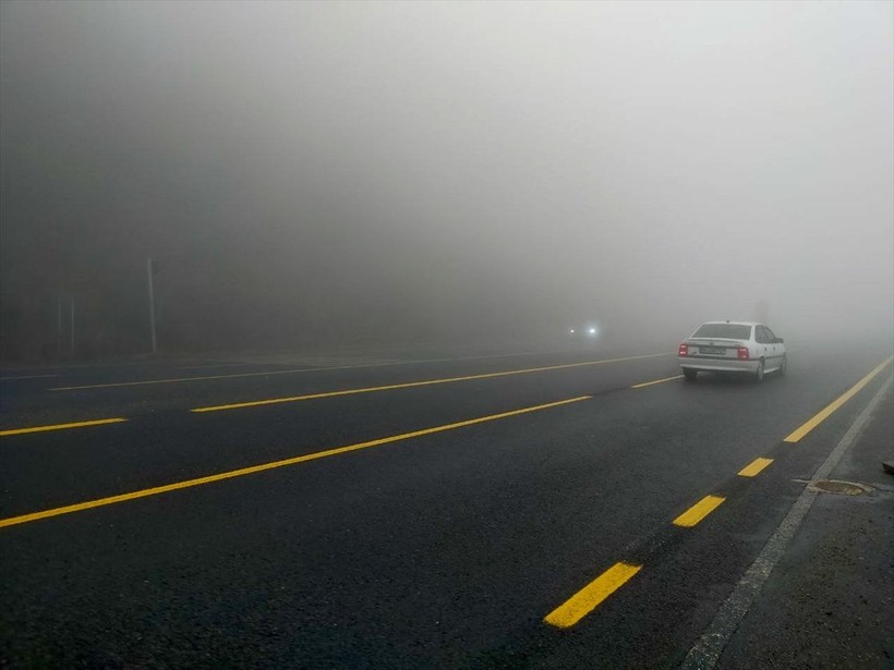 Bolu Dağı'nda sis etkisini gösteriyor! Görüş mesafesi azaldı - Resim: 5