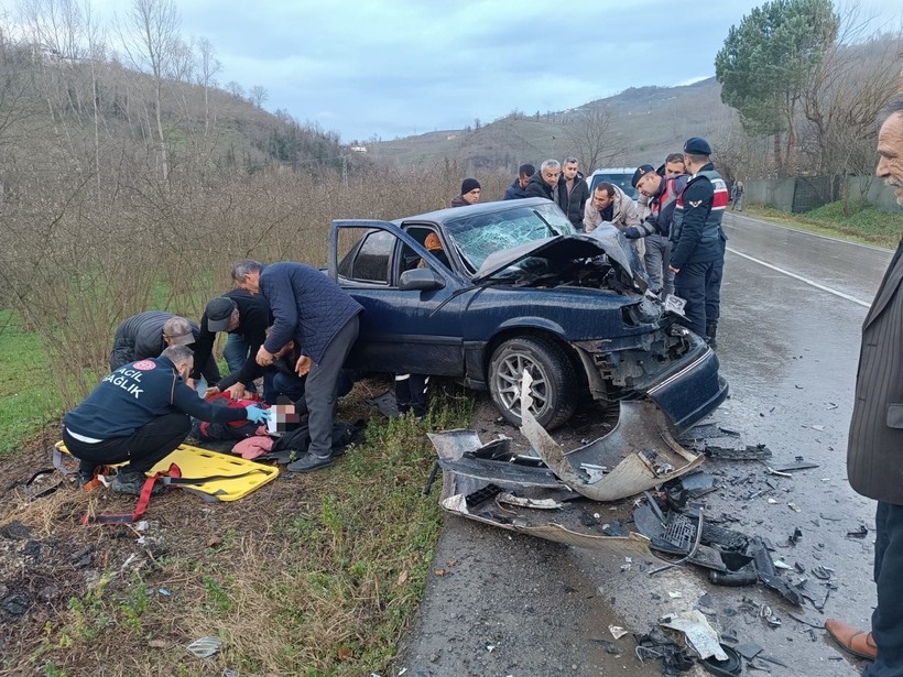 Ordu Fatsa'da feci kaza: 3 yaralı - Resim: 3