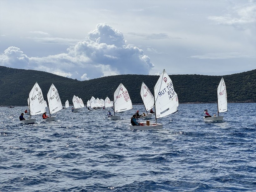 12. Bodrum Uluslararası Optimist Yarışları başladı - Resim: 5