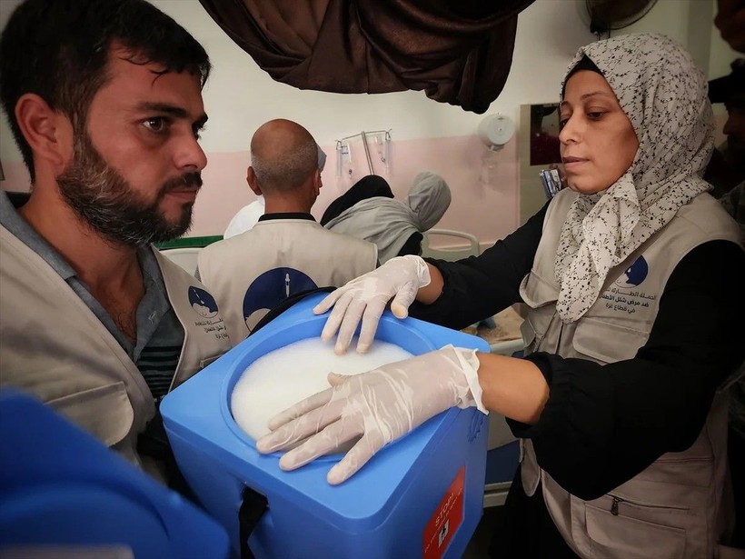 Gazze'de binlerce çocuğu kapsayan çocuk felci aşılama kampanyası başladı - Resim: 7