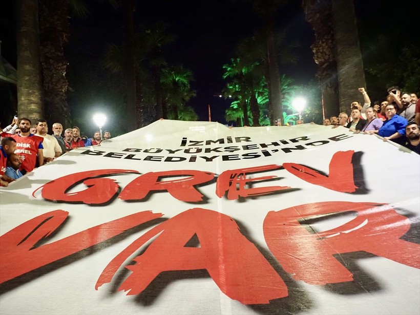 İzmir'de grev! 23 bin işçi meydanlara çıktı - Resim: 5
