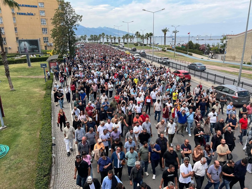 Grevde 4. gün: İzmir çöp yığınına döndü! - Resim: 8
