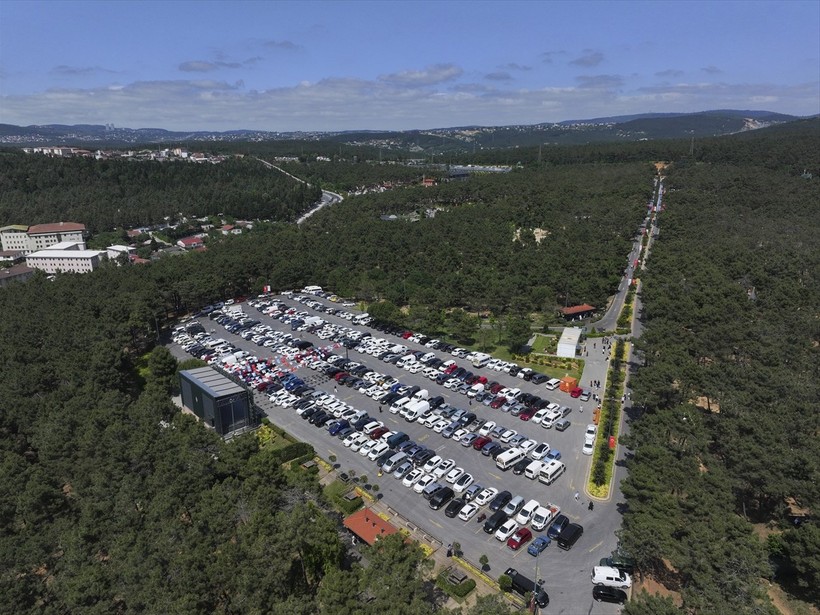 İstanbul'da Kurban Bayramı'nın üçüncü gününde havanın da sıcak olmasını fırsat bilen vatandaşlar...