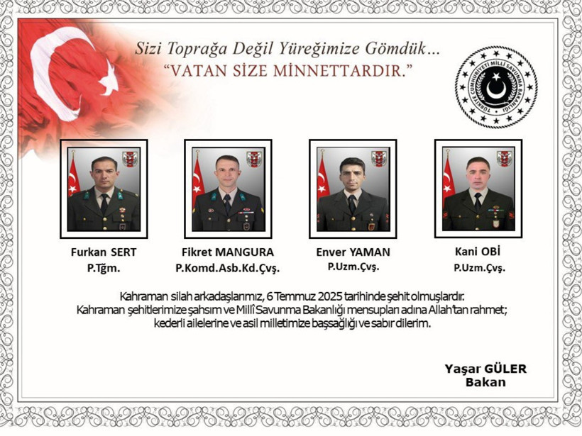 Metan gazından şehit olan askerlerimizin sayısı 12'ye yükseldi - Resim : 1