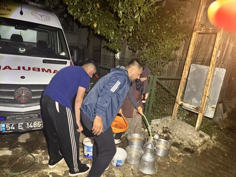 Bolu'da yanan köy havadan görüntülendi - Resim : 2