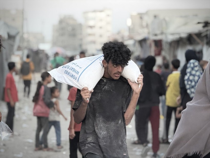Gazze'de Filistinlilere un yardımı yapıldı - Resim: 39