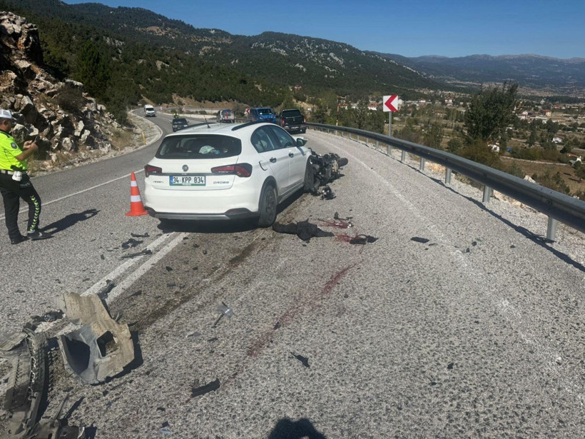 Motosiklet sürücüsünün öldüğü kaza, kask kamerasında - Resim: 6