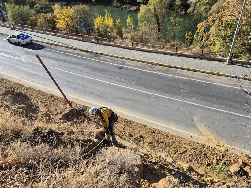 Kayalar için tedbir alınırken kopma yaşandı - Resim: 5