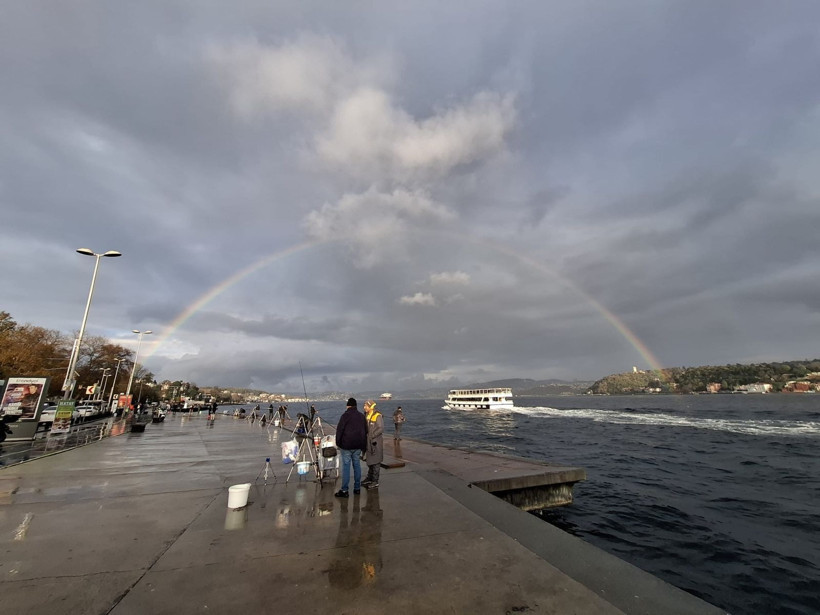 İstanbul Boğazı’nda gökkuşağı sürprizi - Resim: 9