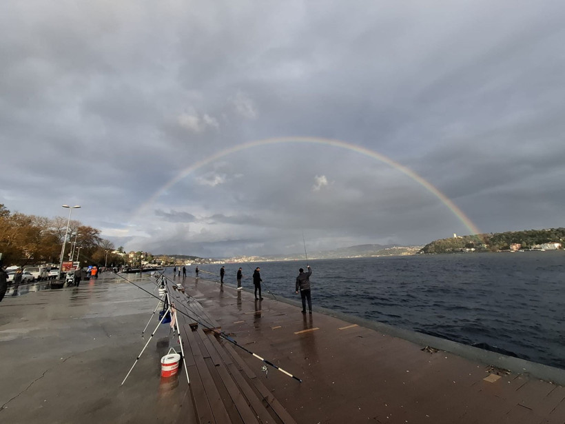 İstanbul Boğazı’nda gökkuşağı sürprizi - Resim: 1
