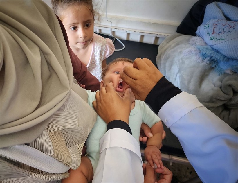 Gazze'de binlerce çocuğu kapsayan çocuk felci aşılama kampanyası başladı - Resim: 17