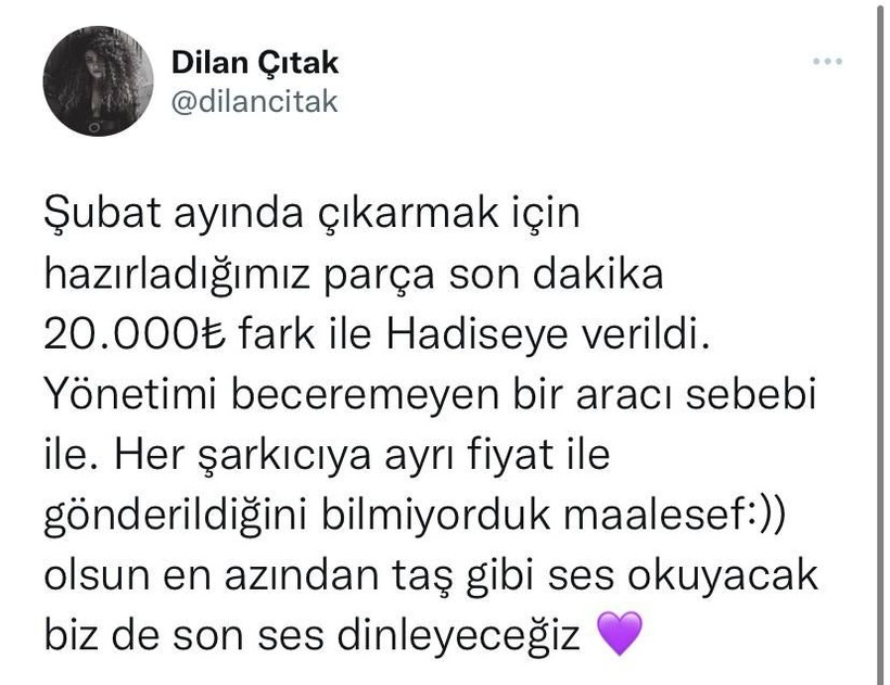 Şubat ayında çıkaracağı şarkısını Hadise'ye kaptıran Dilan Çıtak sosyal medya hesabından sitem etti - Resim: 3