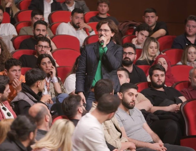 Köprüyü geçene kadar milliyetçi CHP! Göktürk bayrağıyla yürüyen Canan Kaftancıoğlu Mevzular Açık Mikrofon'da PKK elebaşı Sakine Cansız'ı savundu - Resim: 5