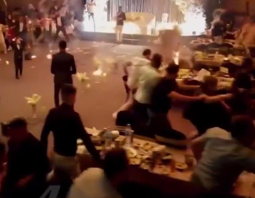 İşte düğündeki yangın faciasının başladığı anlar! Düğün değil resmen facia | Irak'tan yeni görüntüler geldi - Resim: 14