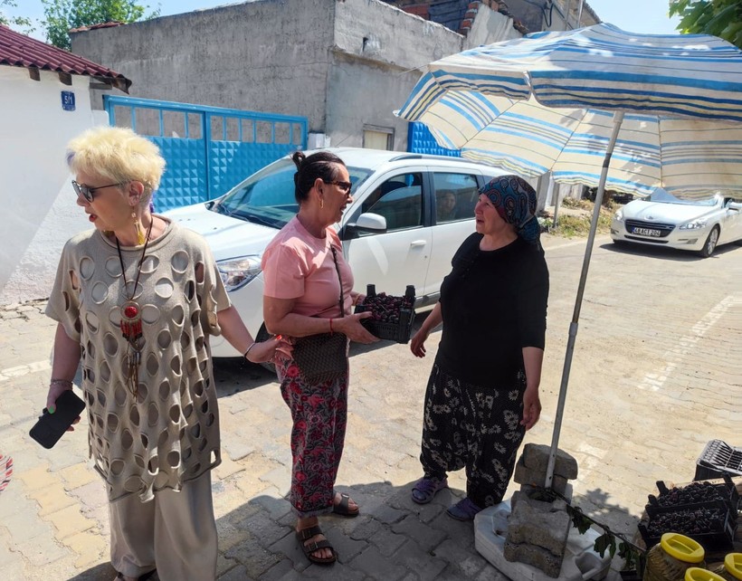 Perihan Savaş, Şarköy'de kiraz hasadına katıldı - Resim: 7