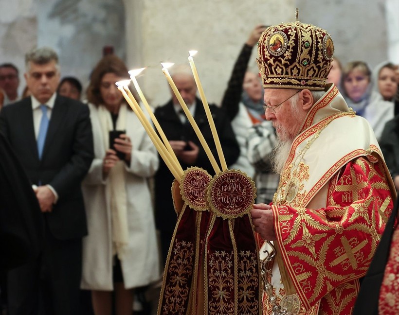 Antalya'da 'Noel Baba' için Kilise'de ayin düzenlendi - Resim: 17
