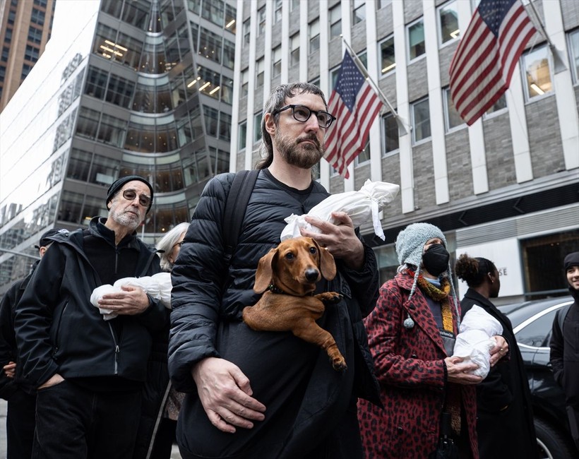 New York Gazze'de ölen binlerce bebek ve çocuk için sessiz yürüyüş yaptı - Resim: 68