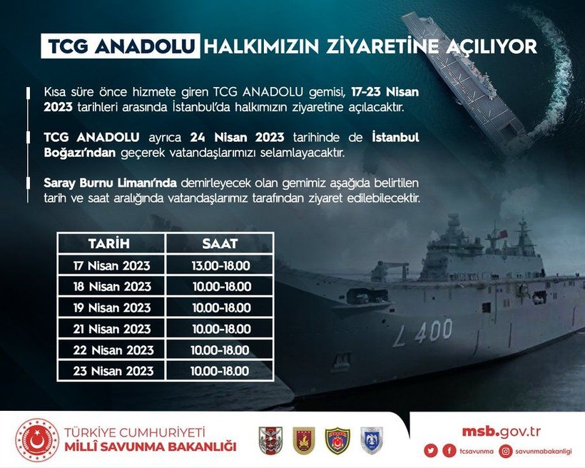 Son dakika haberleri... Vatandaşlar için Sarayburnu Limanı'na yanaşacak! TCG Anadolu'nun ziyaret saatleri belli oldu - Resim: 4