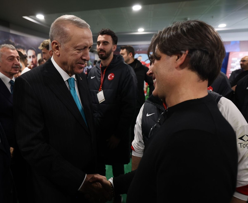 Cumhurbaşkanı Erdoğan milli takım oyuncularını tebrik etti - Resim: 3