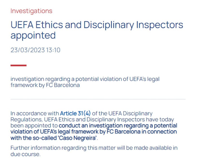 UEFA, 'Negreira Davası' nedeniyle Barcelona'ya soruşturma açtı - Resim: 7