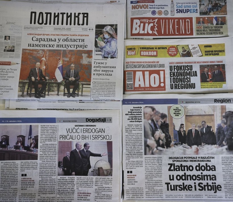 Cumhurbaşkanı Erdoğan’ın Arnavutluk ve Sırbistan ziyareti Balkan ülkelerinde gazete manşetlerinde - Resim: 6