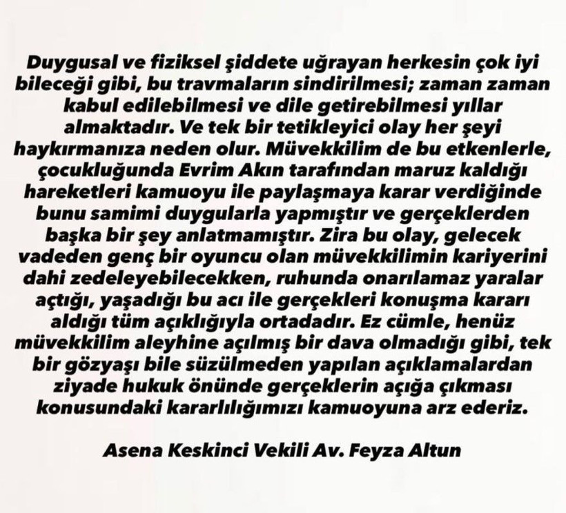 Evrim Akın, Asena Keskici'nin iddiaları sonrası sessizliğini bozdu: İyilikten başka ne yaptım? - Resim: 9