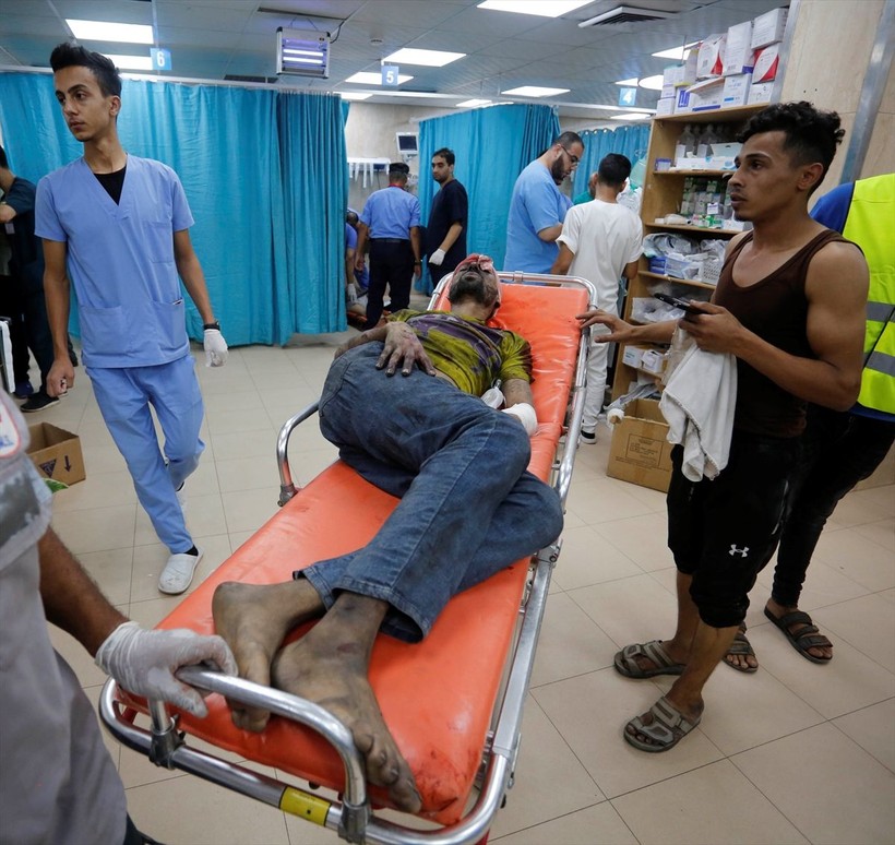 Bebek katili İsrail yine gözünü hastanelere dikti! Hamas'ın intikamını binlerce sivilden alıyor - Resim: 37