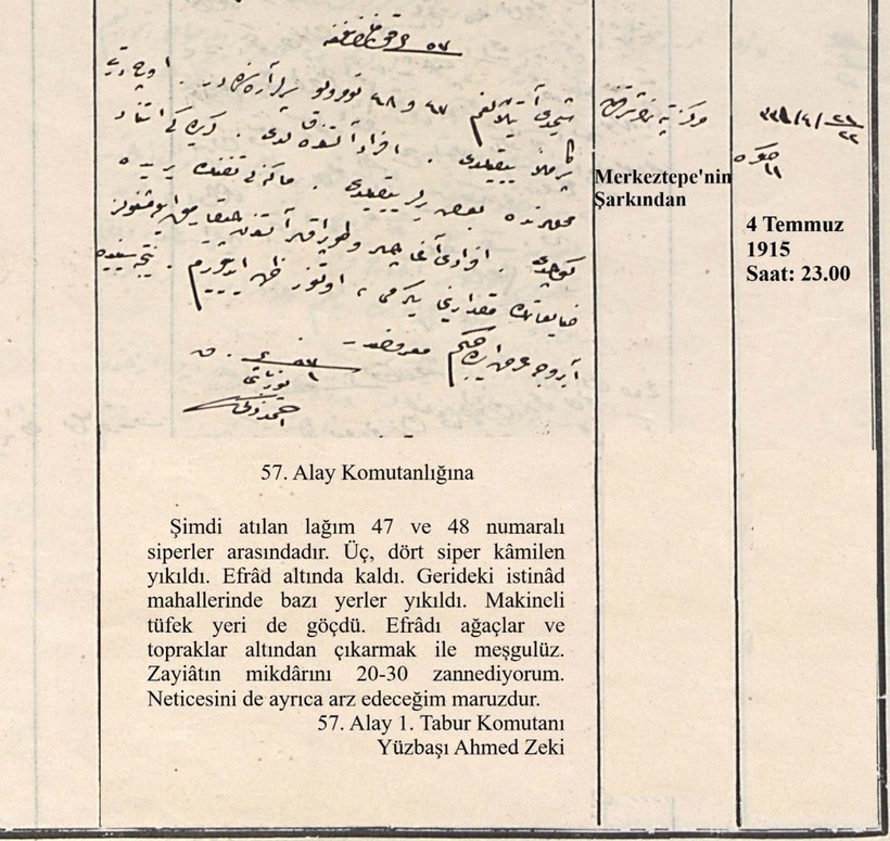 Çanakkale Savaşlarında yer altındaki savaşının hatırası kurşun, Atatürk'e hediye edilmiş - Resim: 5