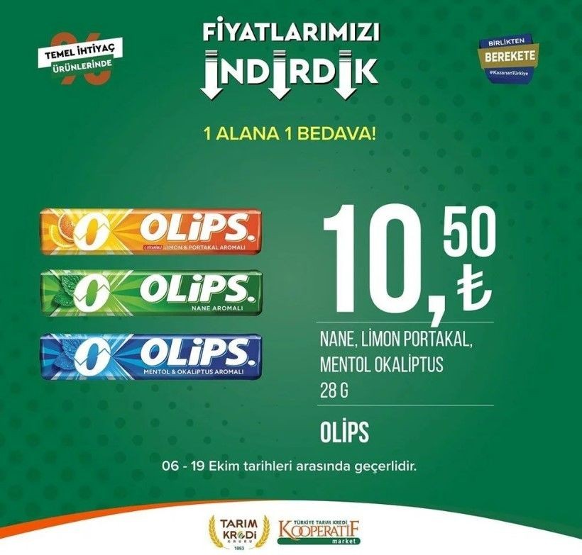 Yüzde 50 indirim bugün başladı! Tarım Kredi Kooperatif Market ekim ayına özel indirimli ürünler kataloğu yayınlandı! Et, süt, çay, hijyen malzemesi... - Resim: 58