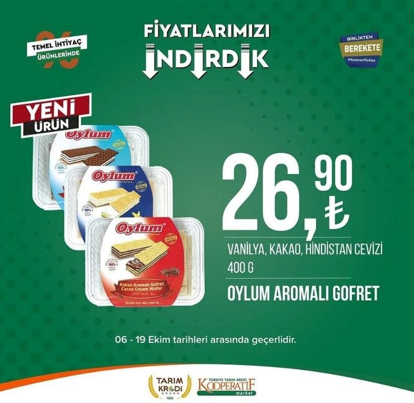 Yüzde 50 indirim bugün başladı! Tarım Kredi Kooperatif Market ekim ayına özel indirimli ürünler kataloğu yayınlandı! Et, süt, çay, hijyen malzemesi... - Resim: 62