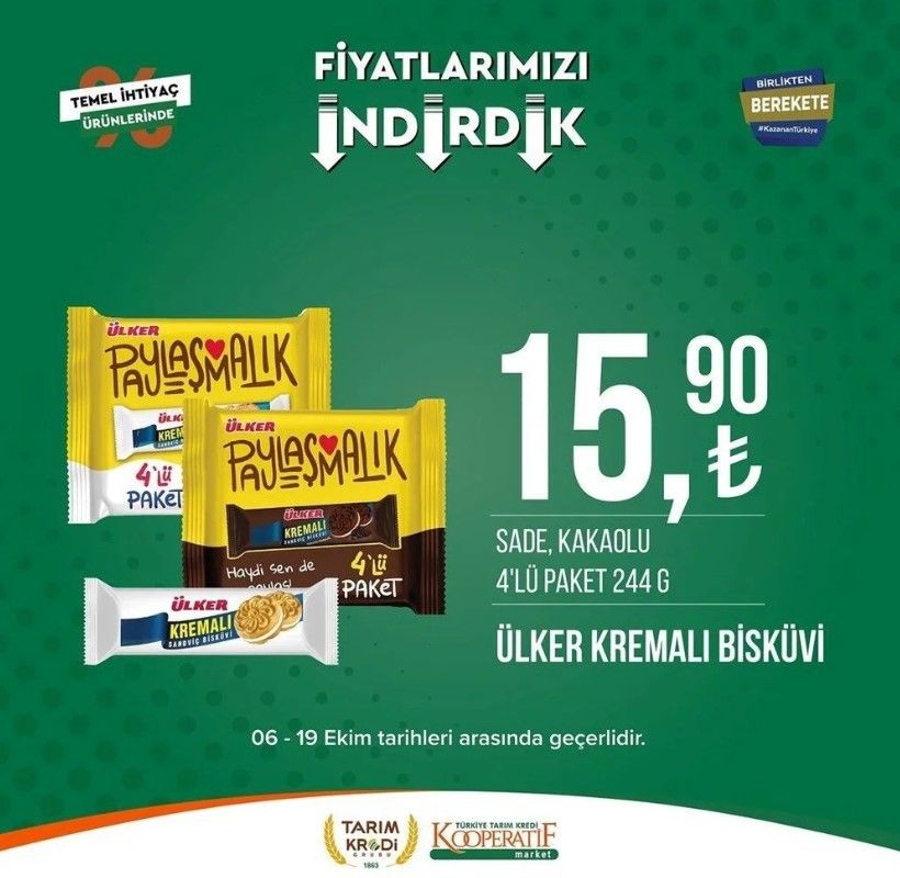 Yüzde 50 indirim bugün başladı! Tarım Kredi Kooperatif Market ekim ayına özel indirimli ürünler kataloğu yayınlandı! Et, süt, çay, hijyen malzemesi... - Resim: 64