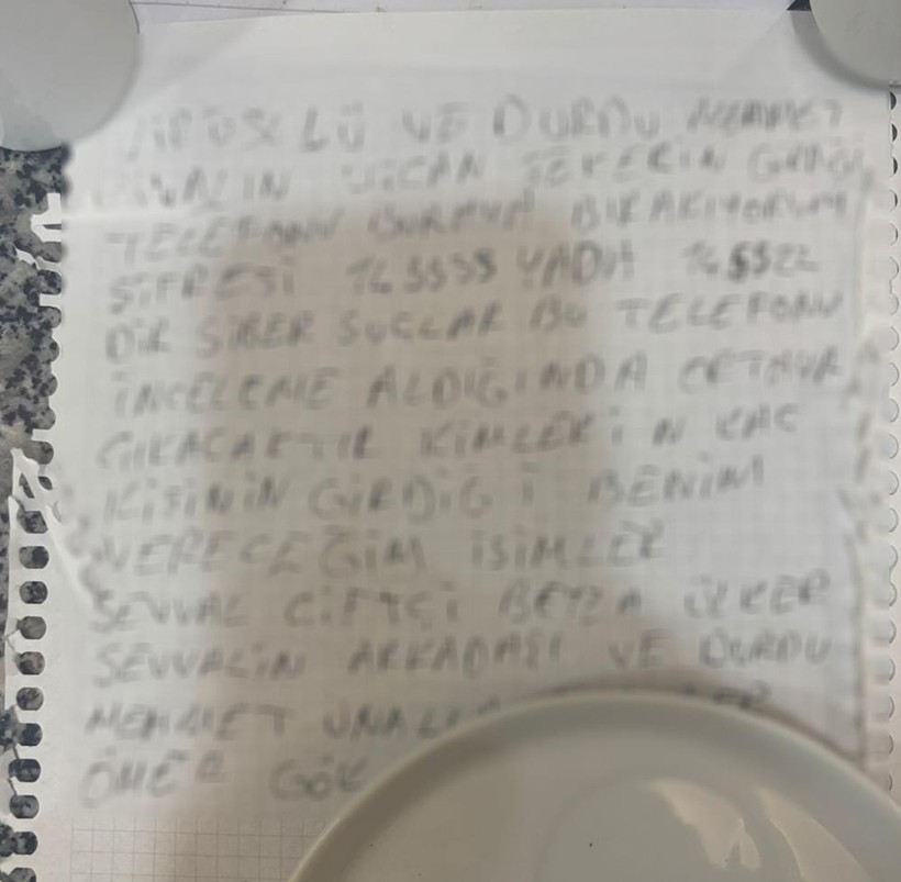 Sevgilisini öldürüp intihar eden şahsın mektubu ortaya çıktı - Resim : 1