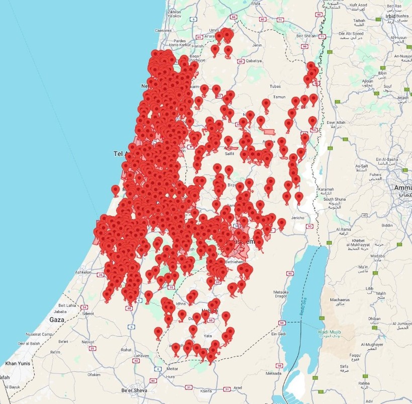 İran'dan İsrail'e misilleme! Gece boyunca Tel Aviv'i füzelerle vurdu - Resim : 2