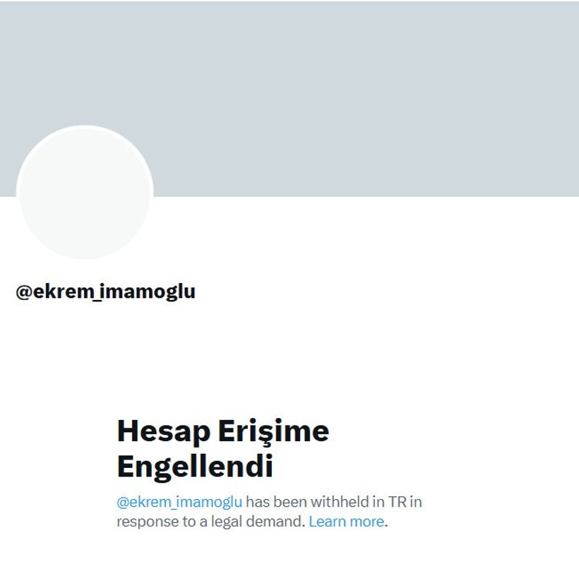 Ekrem İmamoğlu'nun X hesabına erişim engeli getirildi! Sebebi ne? - Resim : 1