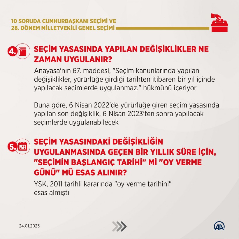 Cumhurbaşkanı Recep Tayyip Erdoğan'ın seçim için 14 Mayıs'ı işaret etmesinin ardından seçime dair merak edilenler 10 soruda aktarıldı - Resim: 2