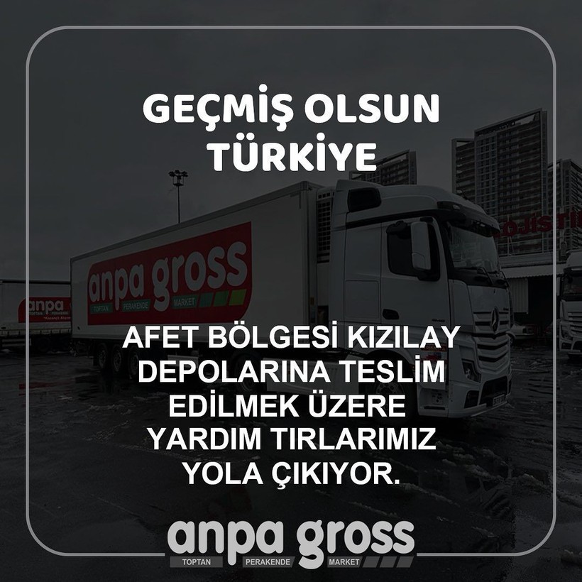 Kahramanmaraş'ta meydana gelen 7.7 ve 7.6'lık deprem sonrası Türkiye tek yürek oldu! Dev şirketler yardımda yarışıyor - Resim: 22