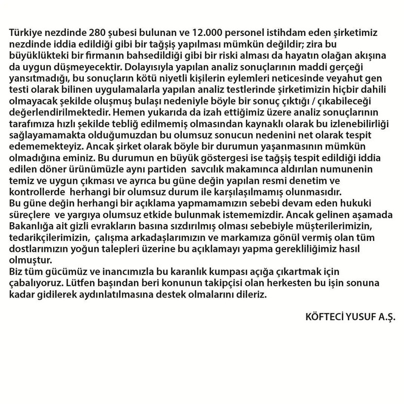 Köfteci Yusuf'tan 'domuz eti' açıklaması: Numune almadılar - Resim : 2