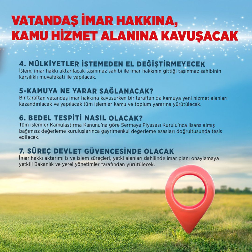 Parseli kamu hizmet alanında kalan vatandaşa ‘imar hakkı aktarımı’ kolaylığı - Resim : 2