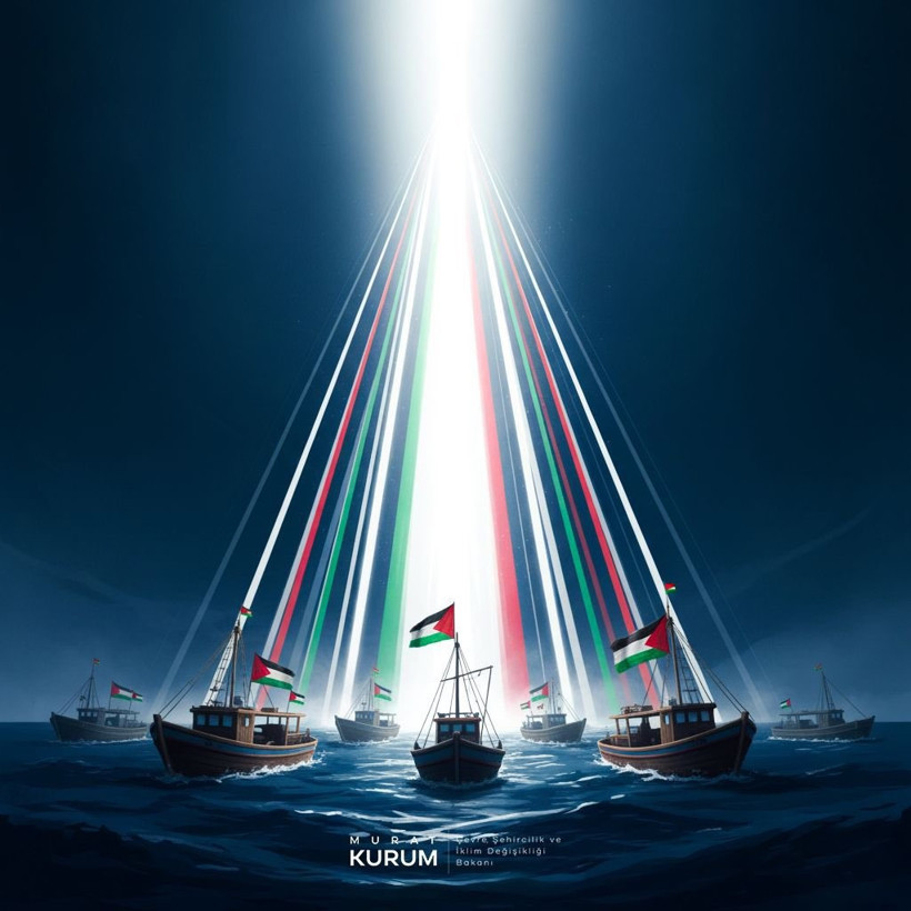 Bakan Kurum: "İnsanlık dışı ablukayı, İsrail zulmünü, Gazze’nin sesini tüm dünyaya haykırmıştır" - Resim : 1