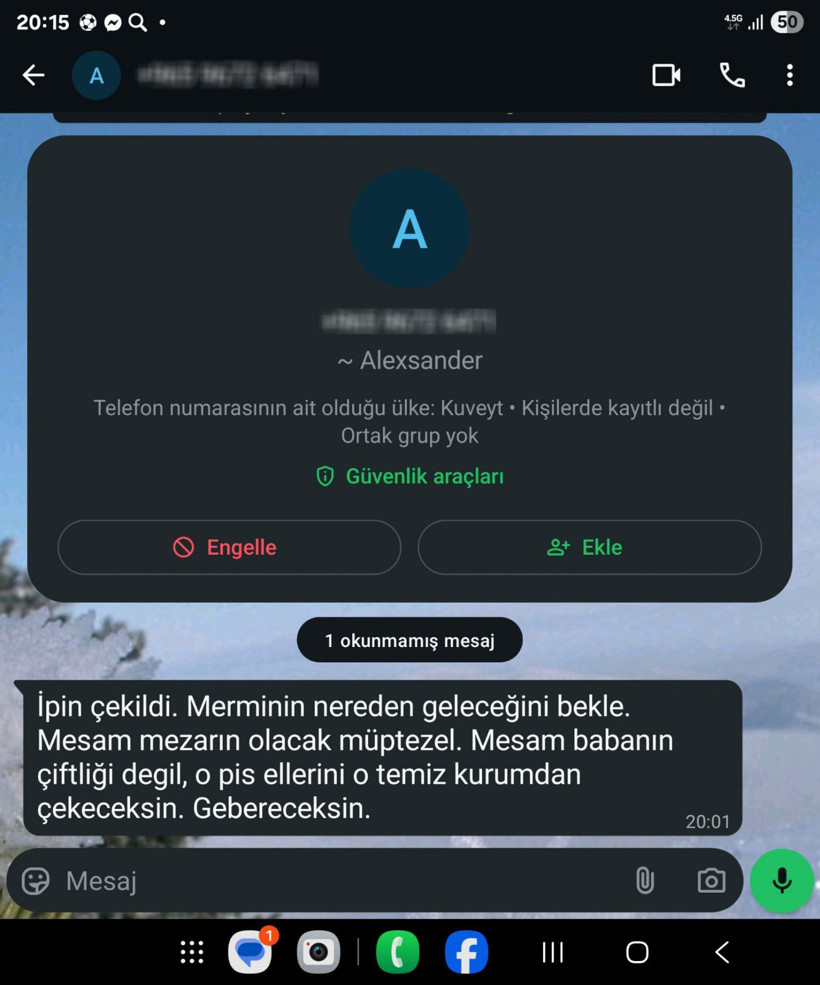 MESAM Başkanı Recep Ergül’e ölüm tehdidi - Resim : 1