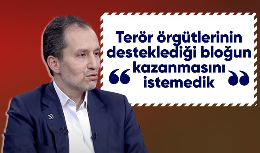Fatih Erbakan: Terör örgütlerinin desteklediği bloğun kazanmasını istemedik