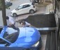 Eski eşinin üzerine otomobilini süren şahıs yakalandı