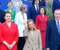 Zirvenin ardından liderler aile fotoğrafı için toplandı: Meloni'den Erdoğan'a gülümseten hareket