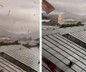 Antalya'da hortum evlerin çatısını uçurdu, seralar zarar gördü