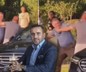 Denizli'de trafik karıştı! Polis ile iş insanının yumruk yumruğa kavgası kamerada: Vurmak ne demek ya?