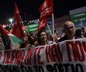 Yunanistan'da İsrail protestosu! Ülke sınırları üzerinden malzeme götürülmemesi için eylem yaptılar