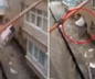 Ankara'da selin büyüklüğünü gösteren video: Evin duvarı patladı
